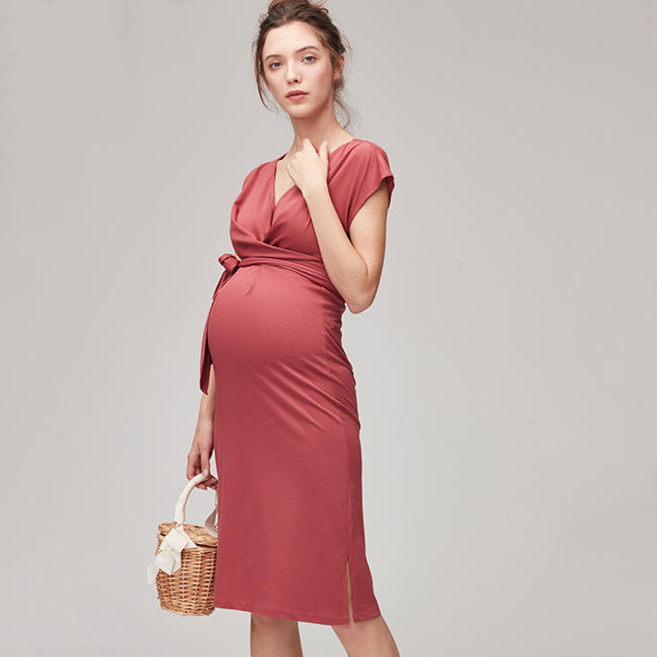 Custom & Wholesale Cotton Maternity Dress For Women
