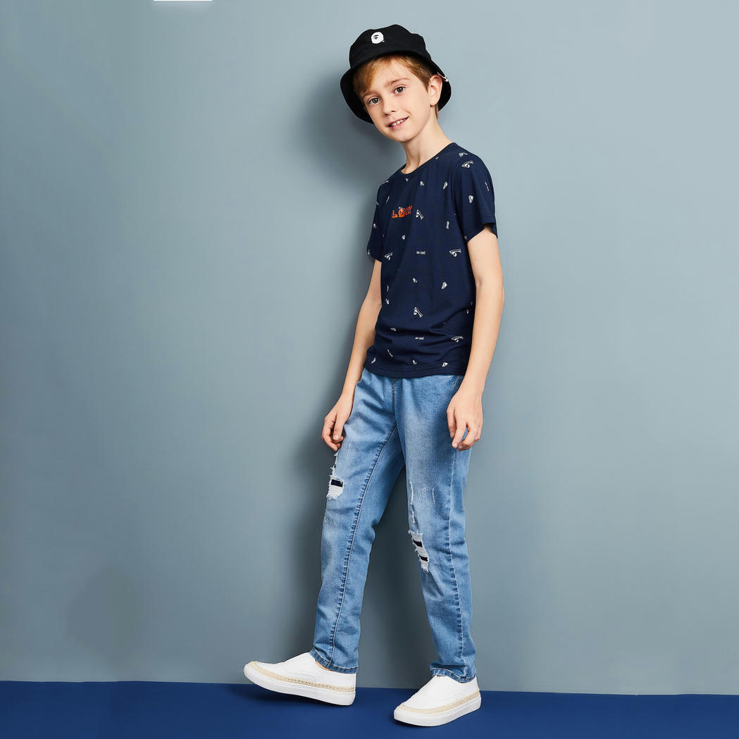OEM Factory Custom Boys Short Sleeve Shirts